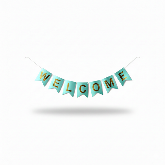Cyan Welcome Banner