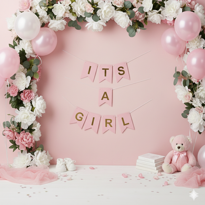 It’s a Girl Card Banner